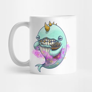 Snacking Space Whale Mug